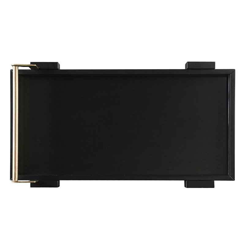 Holly and Martin Zhori Mid Century Modern Bar Cart in Black