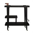 Holly and Martin Zhori Mid Century Modern Bar Cart in Black