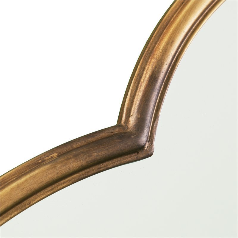 Holly and Martin Willis Geometric Wall Mirror in Gold