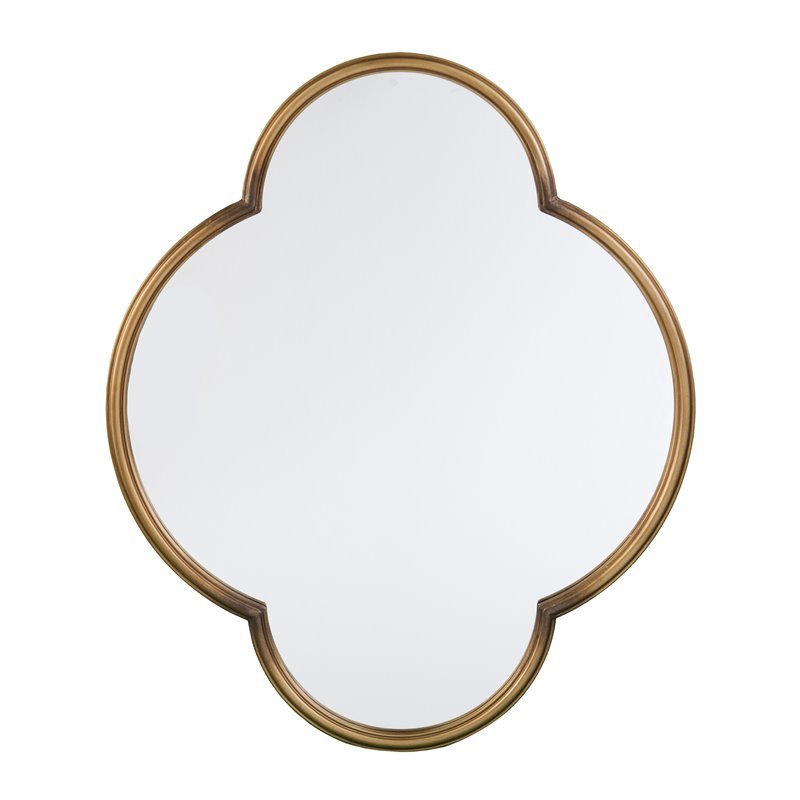 Holly and Martin Willis Geometric Wall Mirror in Gold
