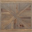 SEI Furniture Garviston Reclaimed Wood Writing Desk in Rustic Black
