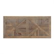 SEI Furniture Garviston Reclaimed Wood Writing Desk in Rustic Black