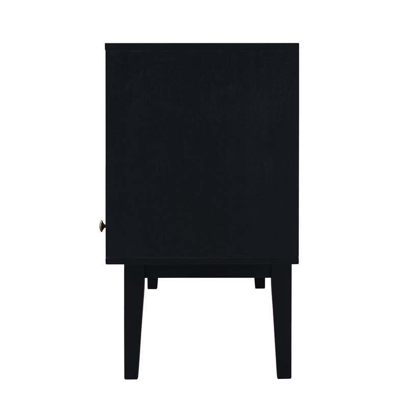 Holly and Martin Simms Mid Century Modern Media Console in Black