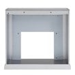 SEI Furniture Trandling Mirrored Color Changing Electric Fireplace