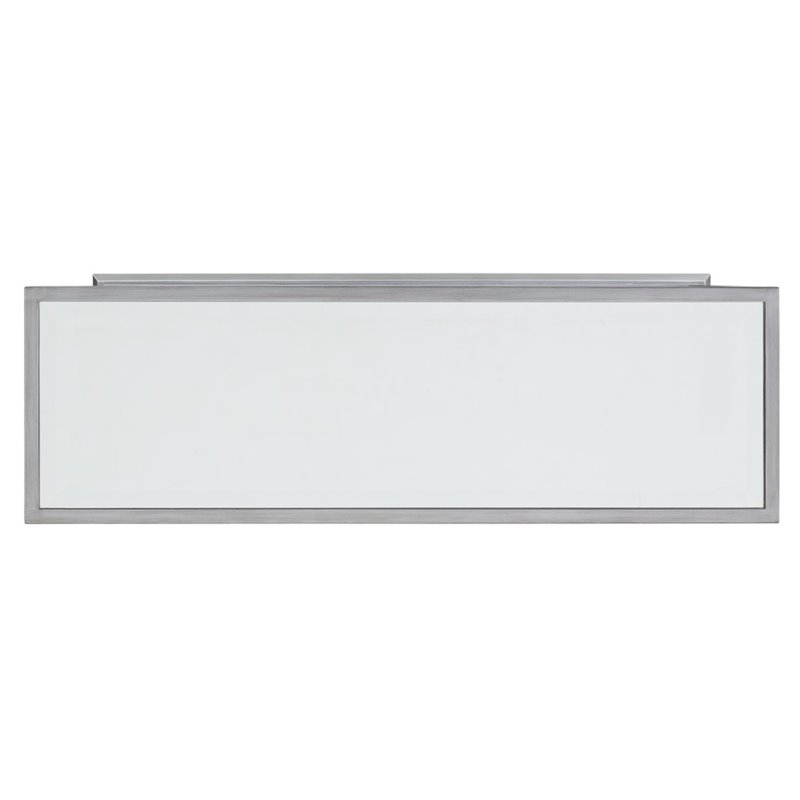 SEI Furniture Trandling Mirrored Faux Marble Electric Fireplace in White