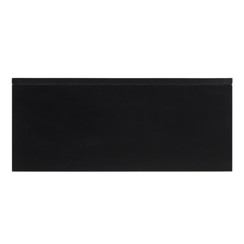 SEI Furniture Frescan Contemporary Electric Fireplace in Black