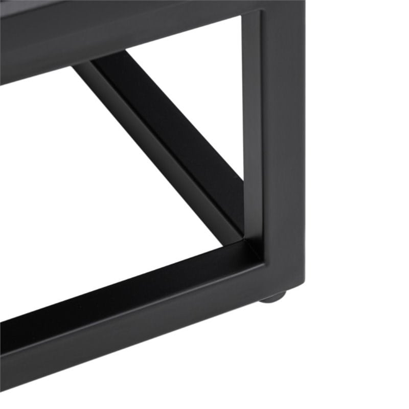 SEI Furniture Frescan Contemporary Electric Fireplace in Black