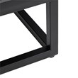 SEI Furniture Frescan Contemporary Electric Fireplace in Black