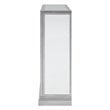 SEI Furniture Trandling Mirrored Faux Stone Smart Electric Fireplace