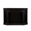 SEI Furniture Claremont Color Changing Electric Fireplace in Black