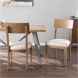 SEI Furniture Hambleden Wood Dining Chairs in Natural (Set of 2)