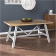 SEI Furniture Hambleden Rectangular Modern Wood Dining Table in Natural