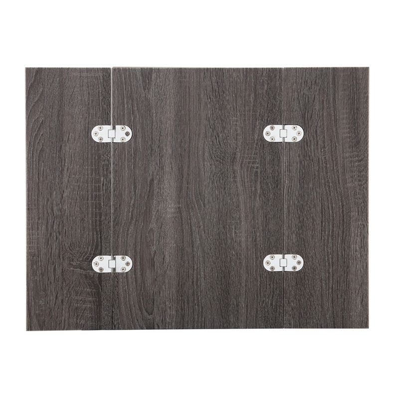 SEI Furniture Clarkdom Modern Wood Expandable C-Table in Black