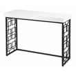 SEI Furniture Mavden Contemporary Console Table in Black-White