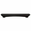 SEI Furniture Alconbury Engineered Wood Fireplace Mantel Shelf in Smoke Ash