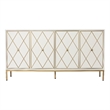 SEI Furniture Marradi Engineered Wood Sideboard Cabinet w/ Storage in White