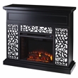 SEI Furniture SEI Furniture Engineered Wood Electric Fireplace in Black
