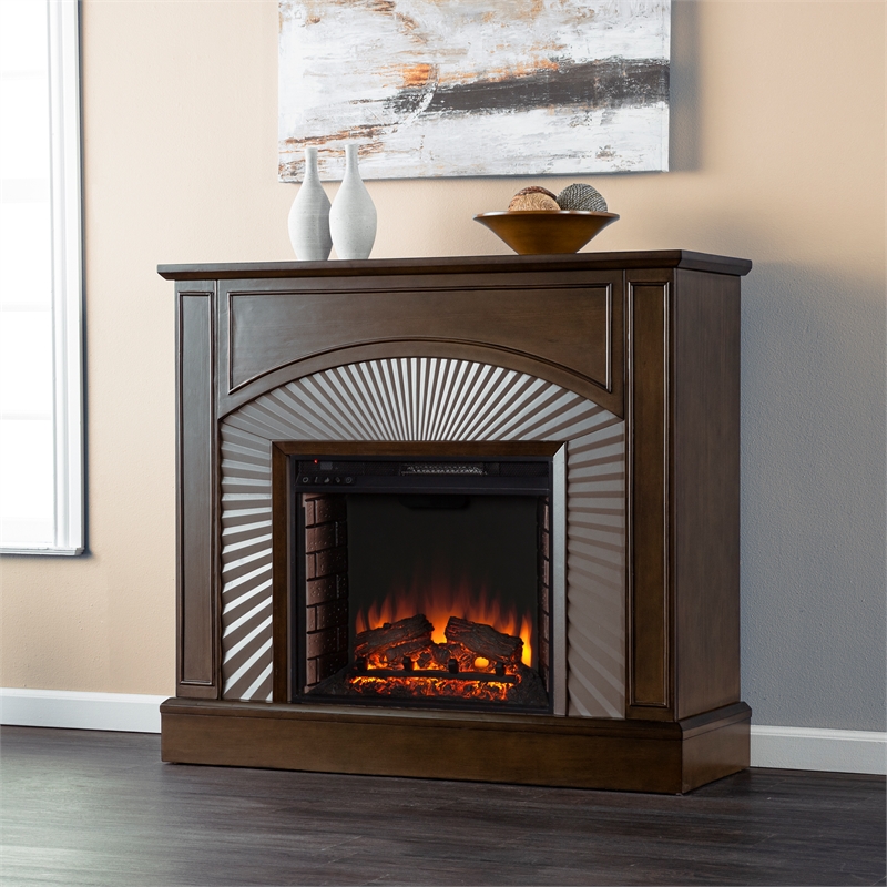 SEI Furniture Billingsdon Freestanding Electric Fireplace