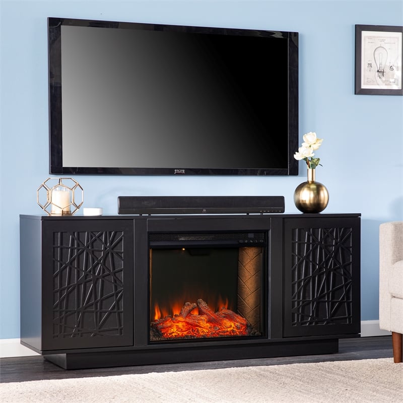 Delgrave Smart Fireplace with  Media Storage