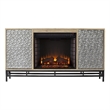 SEI Furniture Hollesborne Electric Fireplace with  Media Storage