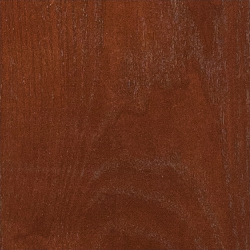 Southern Enterprises Window-Pane Wood Glass Double-Door Media Cabinet in Brown