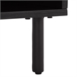 Southern Enterprises Amelin Wood and Metal  1 Drawer 1 Shelf Nightstand in Black