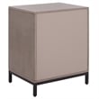 Southern Enterprises Himalay Wood Nightstand in Walnut
