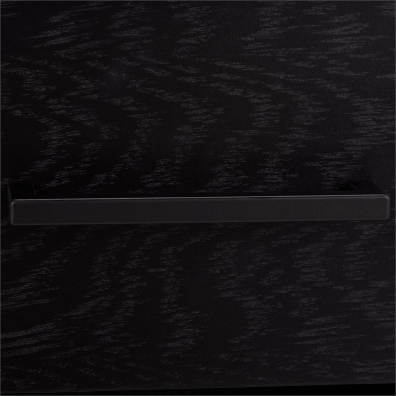 Southern Enterprises Himanshu Wood Nightstand in Black