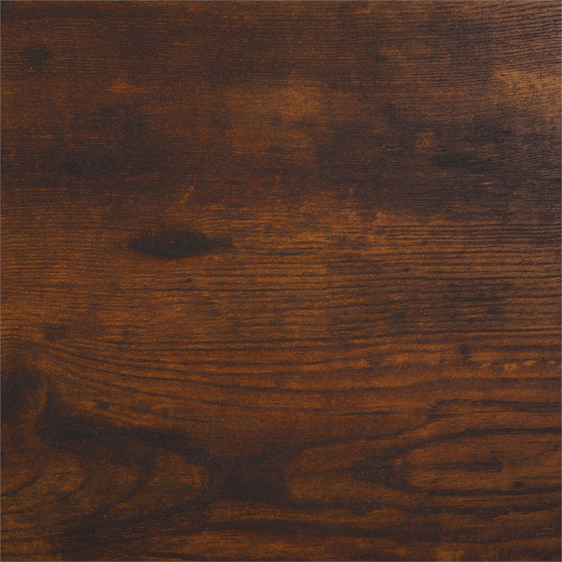Southern Enterprises Dayforth Bar Cabinet Wood and Iron Cabinet in Espresso