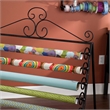 SEI Furniture Evelyn Easel-Wall Mount Craft Storage Rack in Black
