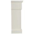 Holly & Martin Huntington Electric Fireplace in Ivory