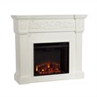 Holly & Martin Huntington Electric Fireplace in Ivory