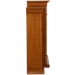 SEI Furniture Fredricksburg Wood Electric Fireplace with Bookcases in Natural