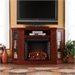 SEI Furniture Ponoma Convertible Electric Fireplace Cherry