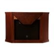 SEI Furniture Ponoma Convertible Electric Fireplace Cherry