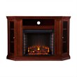 SEI Furniture Ponoma Convertible Electric Fireplace Cherry
