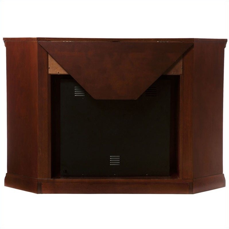 SEI Furniture Ponoma Convertible Electric Fireplace Cherry
