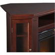 SEI Furniture Ponoma Convertible Electric Fireplace Cherry