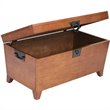 SEI Furniture Dorset 3 Piece Wood Trunk Table Collection in Oak