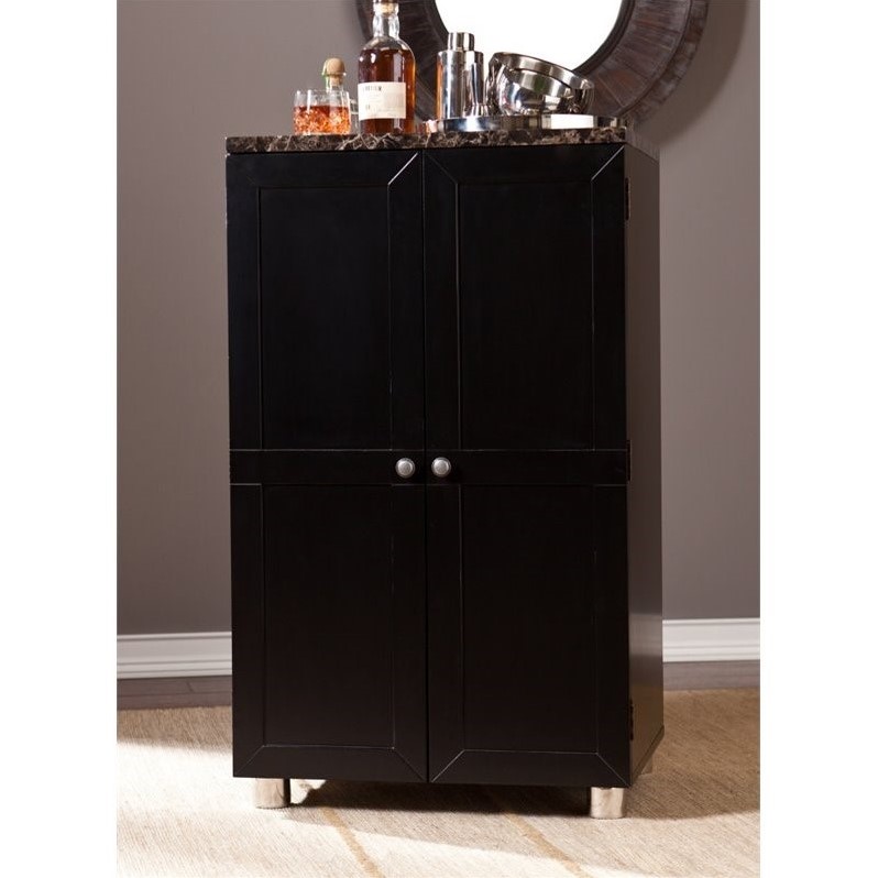 SEI Furniture Cape Town Home Bar Cabinet in Black