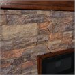 SEI Furniture Canyon Heights Electric Fireplace in Maple