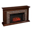 SEI Furniture Canyon Heights Electric Fireplace in Maple