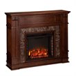 SEI Furniture Highgate Electric Media Fireplace in Maple