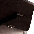 SEI Furniture Grantham Electric Media Fireplace in Ebony