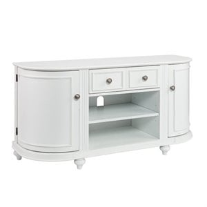 SEI Furniture Dandridge 48.5&quot TV Stand in White