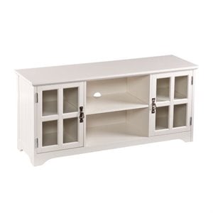 SEI Furniture Remington 52&quot TV Media Stand in White