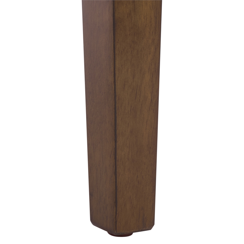 Southern Enterprises Amila Wood 1 Drawer Desk in Brown