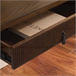 Southern Enterprises Amila Wood 1 Drawer Desk in Brown