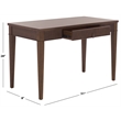 Southern Enterprises Amila Wood 1 Drawer Desk in Brown