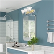 Livex Lighting Belmont 3 Bath Light in Multi-Color Chrome and Polished Brass